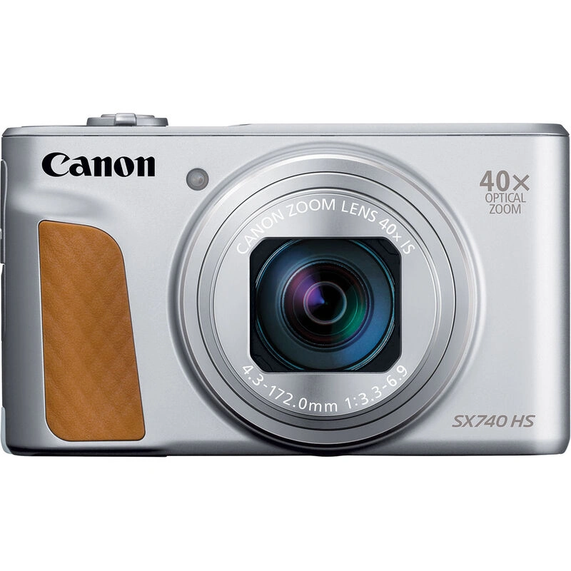 Фотоаппарат Canon PowerShot SX740 HS, Серебристый (Английский язык). Фото 2