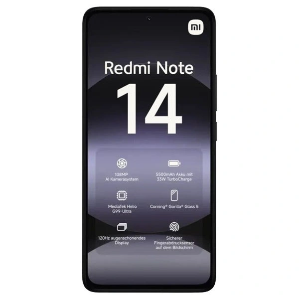 Смартфон Redmi Note 14 8/128Гб Чёрный. Фото 2