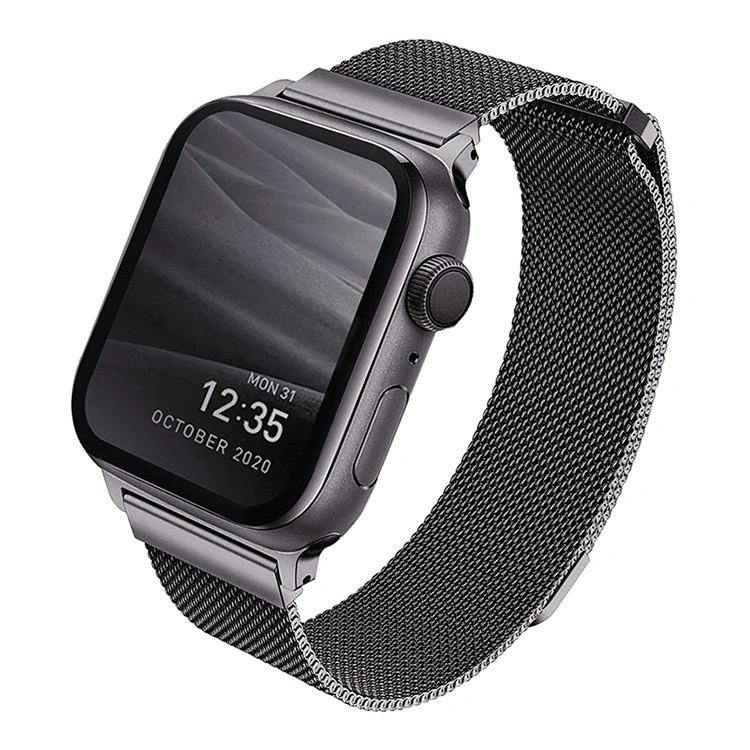 Ремешок Uniq Dante Strap Mesh Steel для Apple Watch 38/40/41/42мм, Graphite (40MM-DANGRP). Фото 1