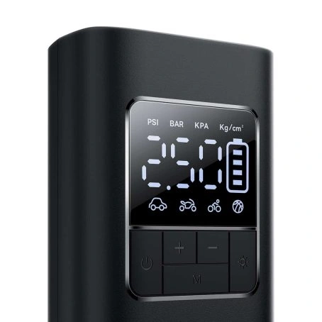 Беспроводной автомобильный компрессор Baseus SuperMini Pro Series Wireless Car Inflator, Чёрный (C11159300111-00). Фото 2