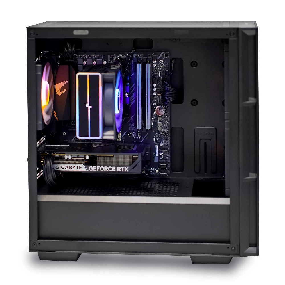 Системный блок CORE M (CH360 Ryzen 5 5600, 32Гб DDR4, RTX5060, SSD 1Тб M.2, Gigabyte B550M, 650Вт). Фото 2