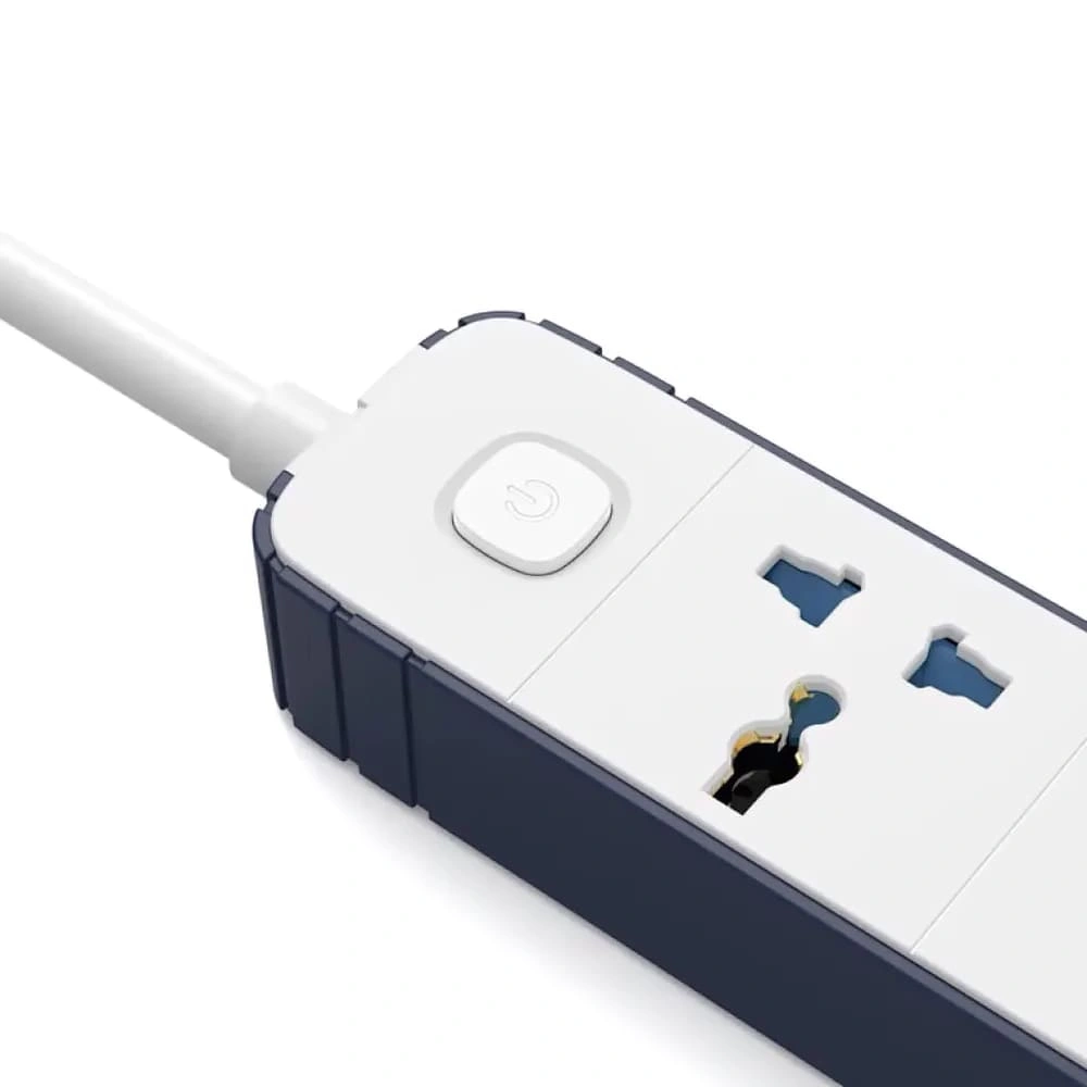 Сетевой фильтр Wiwu 8 in1 PS422 Power Strip 20W GaN (Wi-S007) EU, 2 USB, 2 Type-C, 4 розетки, Белый. Фото 3