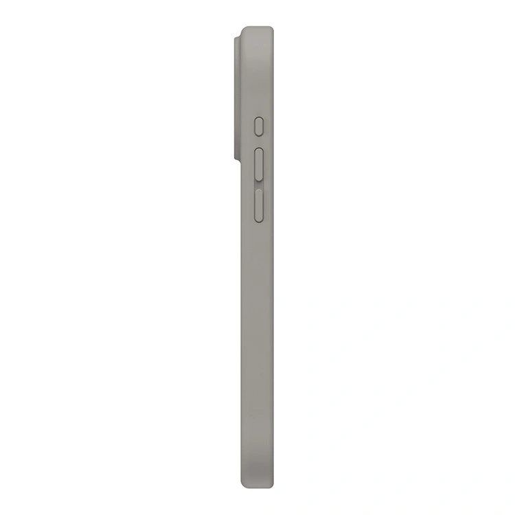 Накладка Uniq для iPhone 16 Pro COEHL CREME Liquid silicone with Strap (MagSafe), Taupe Grey (IP6.3P(2024)-CREMTGRY). Фото 4