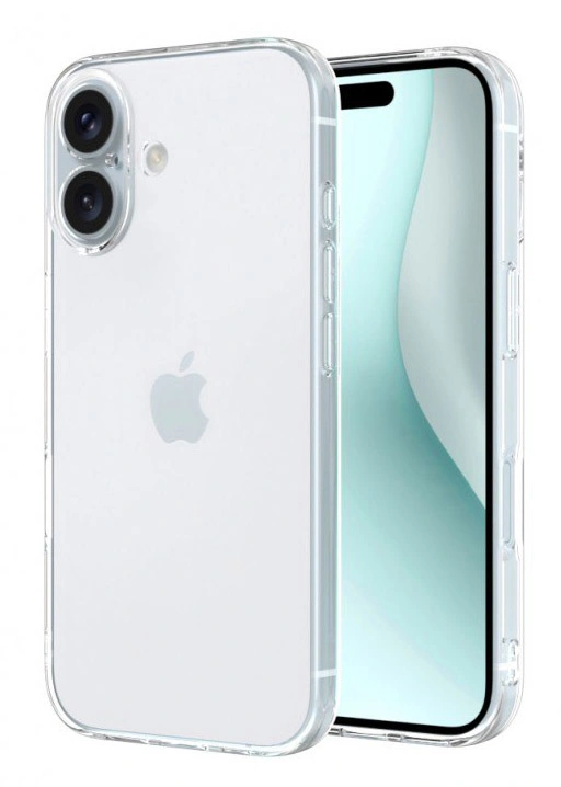Накладка Zibelino Ultra Thin Case для iPhone 16 Plus с защитой для камеры, Прозрачная. Фото 1