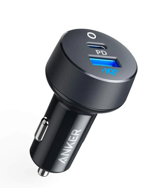 Автомобильное зарядное устройство Anker Power Drive PD 2, Чёрное (A2720613). Фото 1