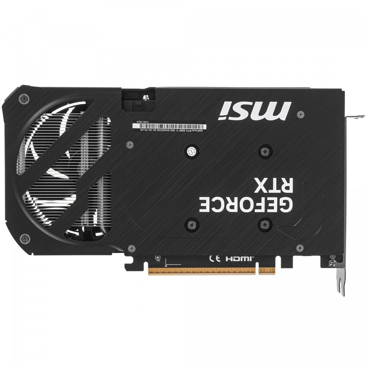 Видеокарта MSI GeForce RTX 5060 Ti SHADOW 2X OC PLUS 16GB GDDR7 128 bit PCIe 5.0. Фото 3