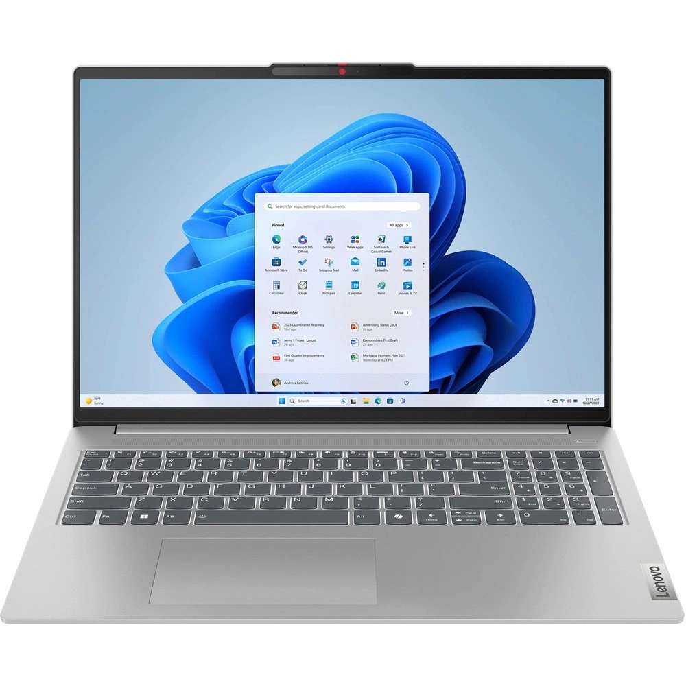 Lenovo IdeaPad Slim 5 16IMH9 Серый (16", Intel Core Ultra 5 125H, 16Гб, 512Гб SSD, Intel ARC, DOS) 83DC00AVIN. Фото 1