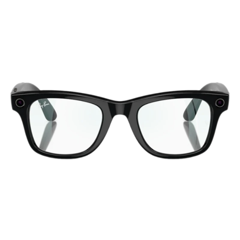 Умные очки Ray Ban Wayfarer RW4006 Shiny Black/Clear 150-50mm (601/SB50). Фото 2