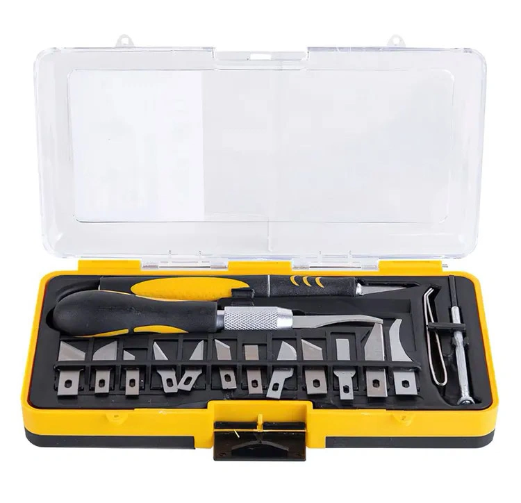 Набор многофункциональных ножей Deli Utility Knife 16 предметов DL-DP1. Фото 2