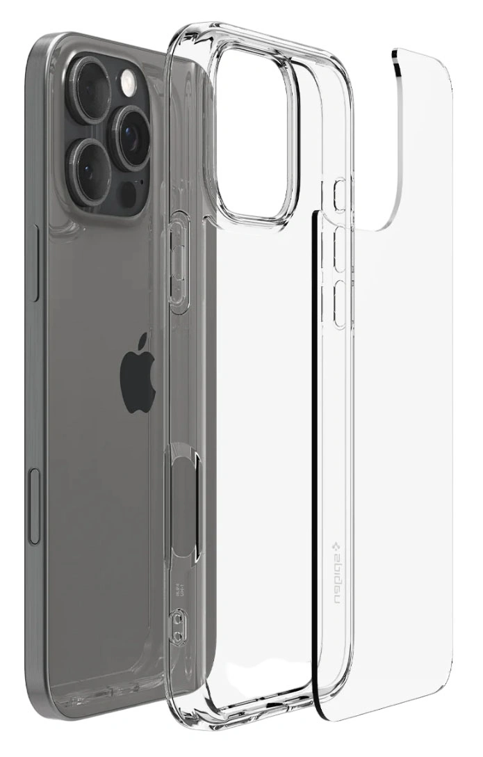 Накладка Spigen Ultra Hybrid для iPhone 16 Pro Max, Crystal Clear (ACS07992). Фото 4