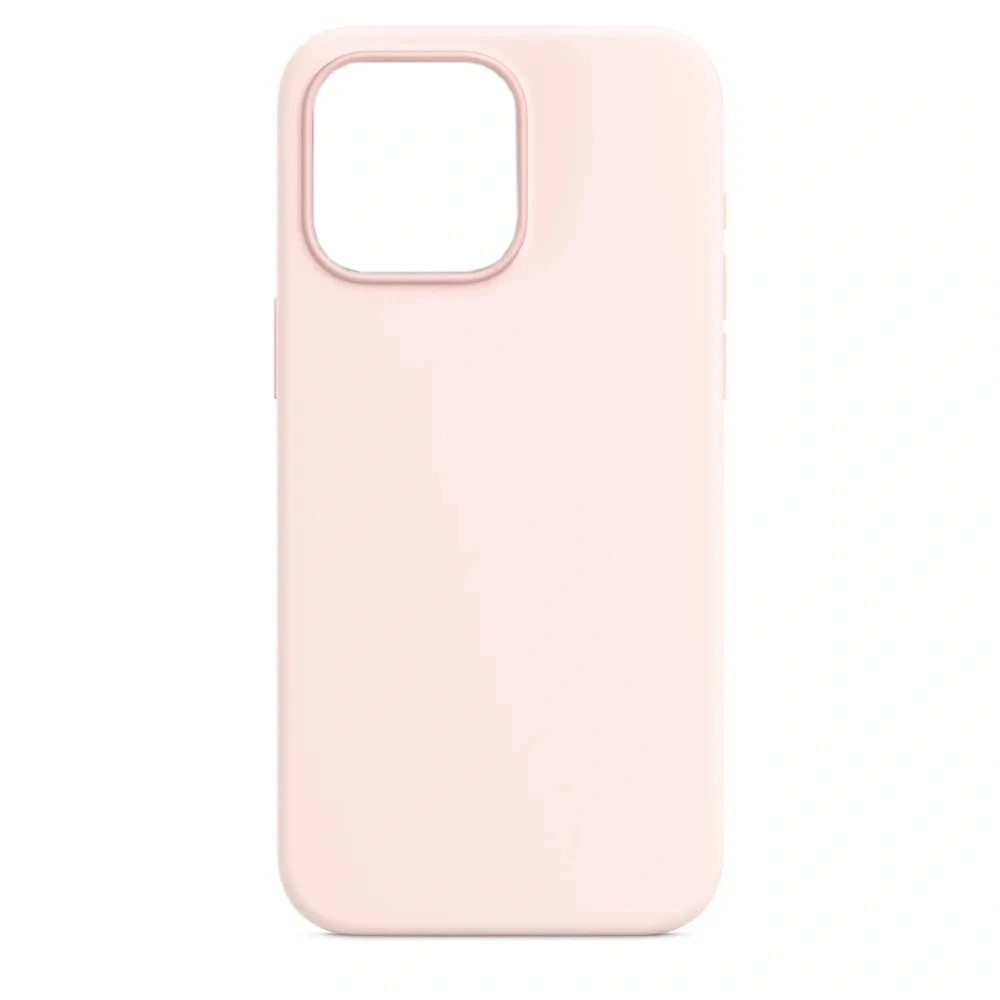 Накладка Silicone Case для iPhone 15, Пудровая. Фото 1