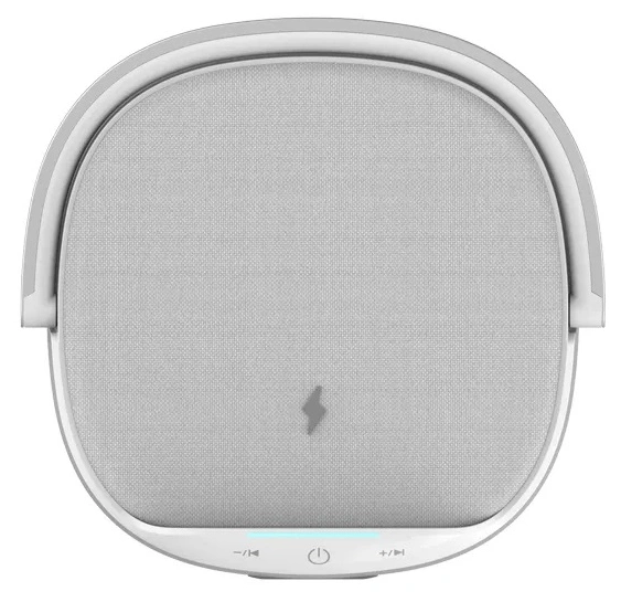 Колонка WiWU 3 in 1 Wireless Charging Desk Lamp Speaker Y1 с беспроводной зарядкой и лампой, White. Фото 4