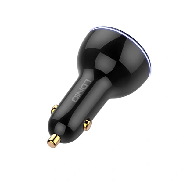 Автомобильное зарядное устройство LDNIO Super Fast Car charger 160W, Чёрное (C102). Фото 4