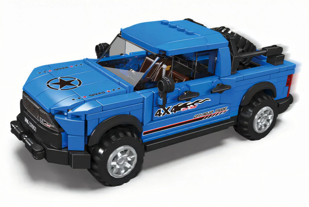 Конструктор Mould King Models 27057. Ford F150 SVT RAPTOR, 465 деталей. Фото 4