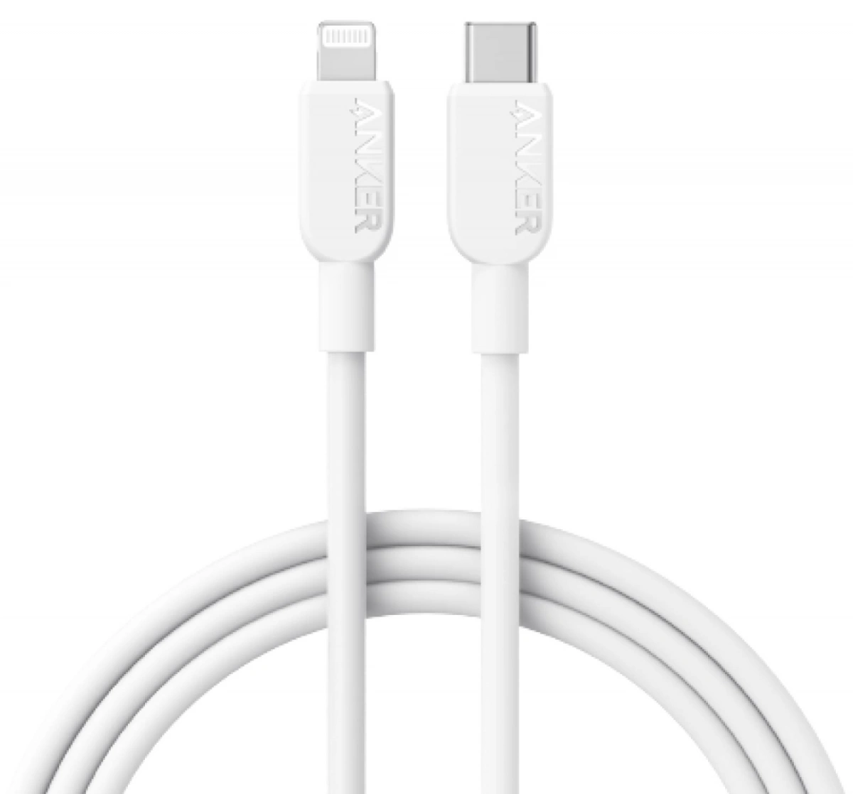 Кабель Anker 310 Type-C to Lightning 0.9м, White (A81A1621). Фото 1