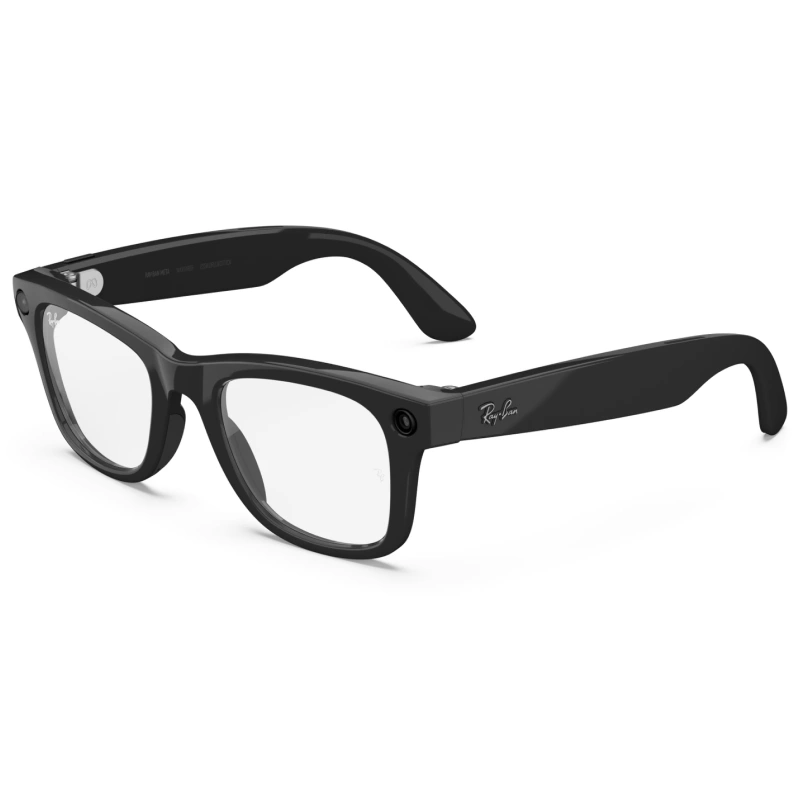 Умные очки Ray Ban Wayfarer (Gen 2) RW4012 Shiny Black/Transition Graphite Green M 150-50mm (601/1M50). Фото 1