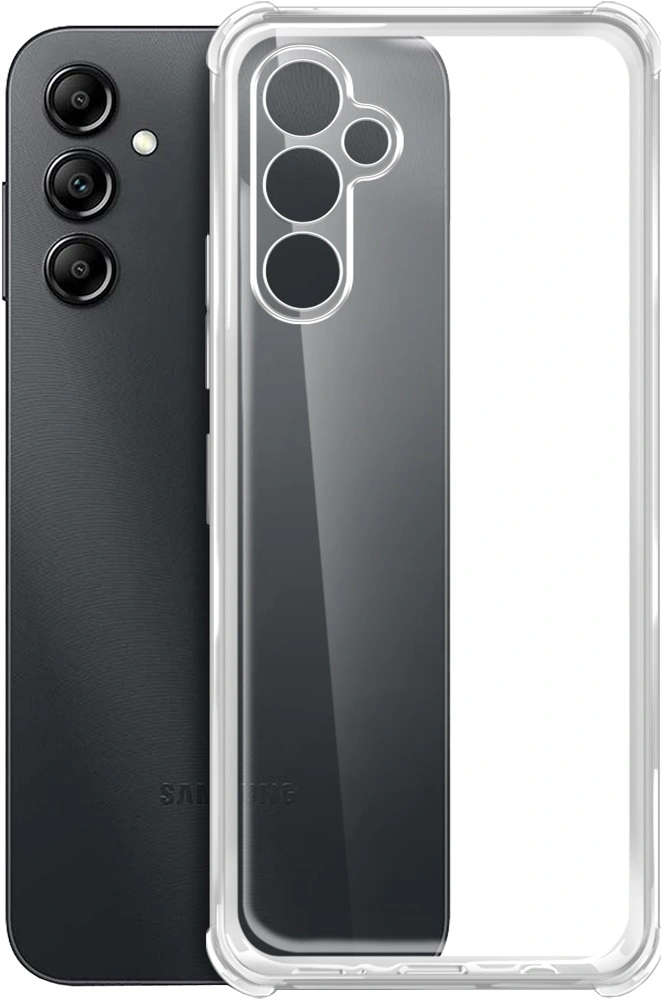 Накладка силиконовыая для Samsung Galaxy A24, Прозрачная. Фото 1