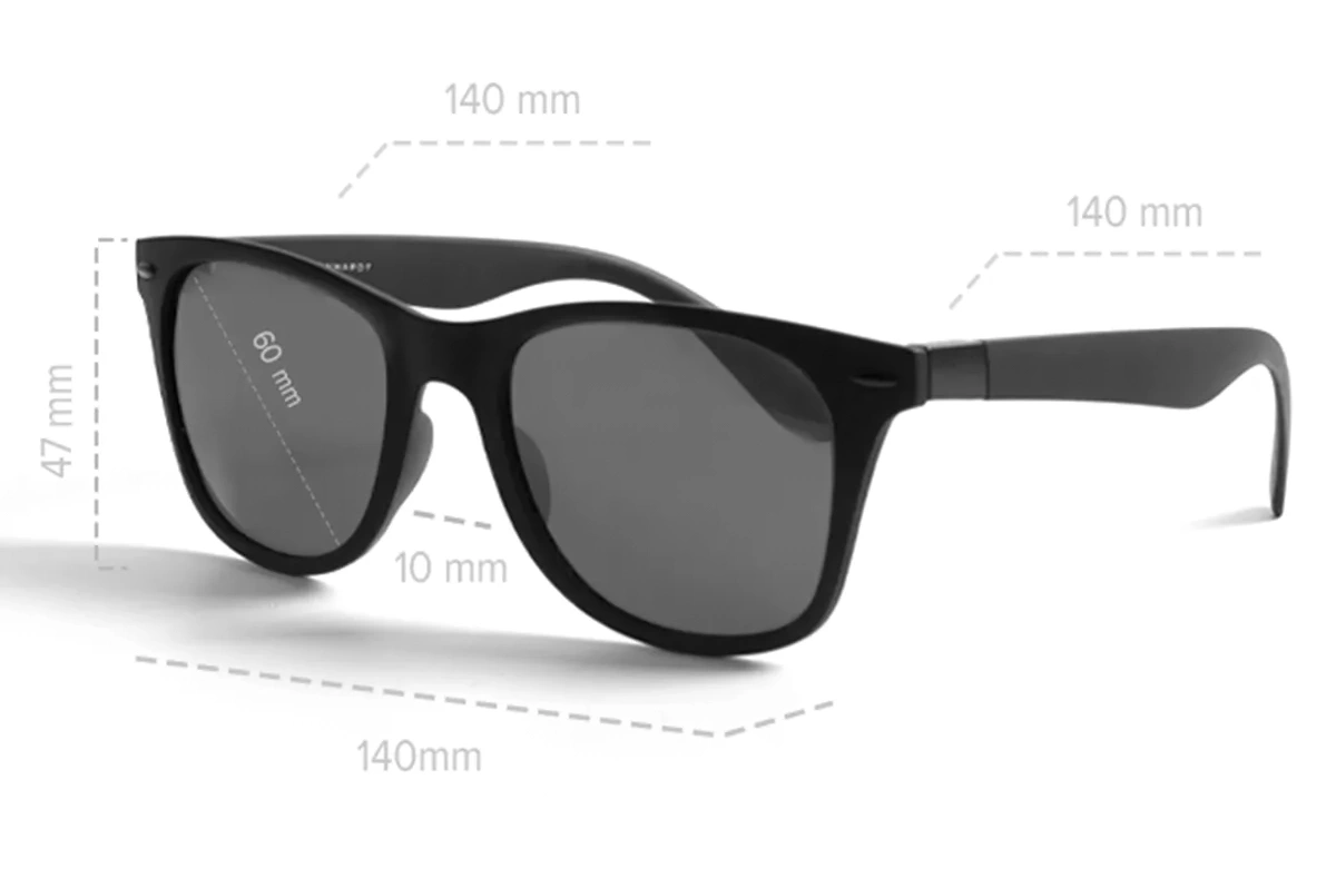 Солнцезащитные очки Turok Steinhardt Hipster Traveler, Чёрные (STR004-0120). Фото 4