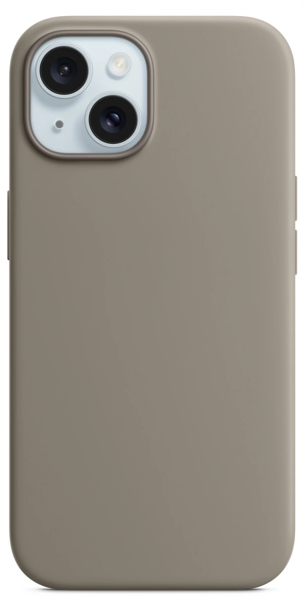 Накладка Silicone Case With MagSafe для iPhone 15, Clay. Фото 1