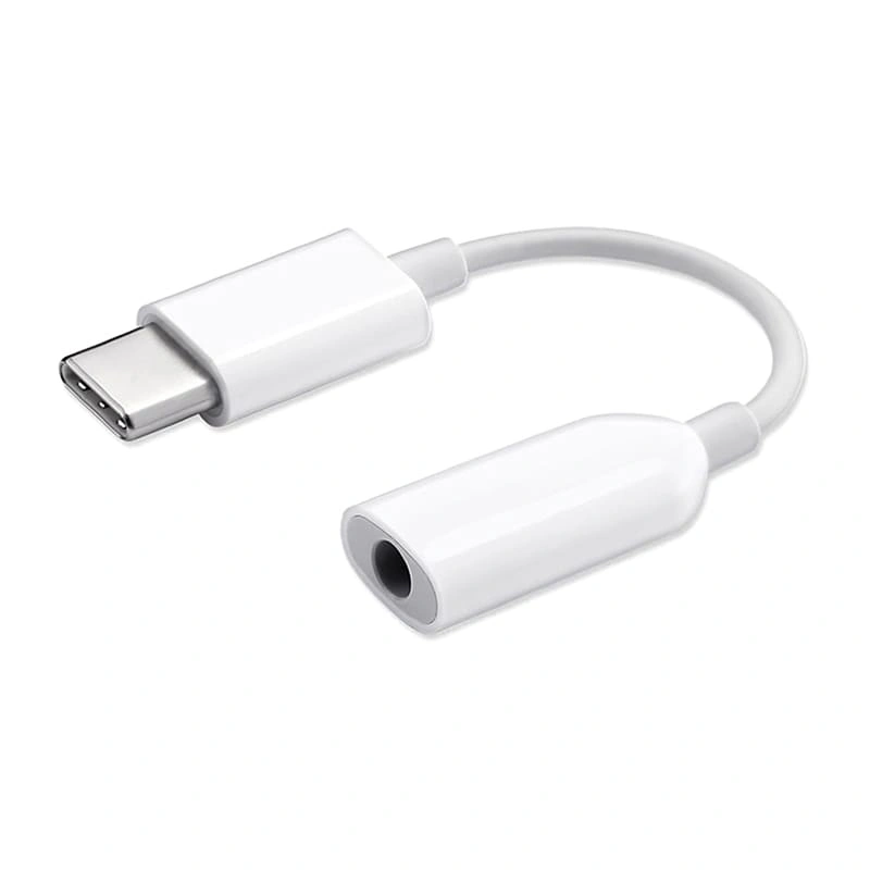 Переходник XiaoMi USB-C на mini-jack 3.5 мм, Белый (SJV4091TY). Фото 1