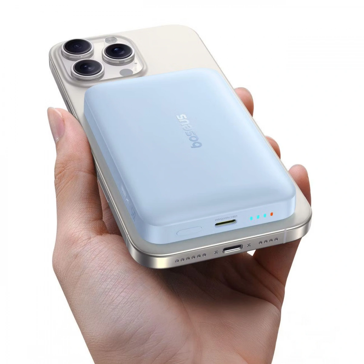 Внешний аккумулятор Baseus MagSafe EnerFill FM11 22.5W 10000mAh, Синий (P1008210E313-00). Фото 7