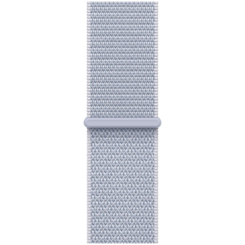 Apple Watch SE 2024, 40 мм, алюминий цвета "Серебро", Blue Cloud Sport Loop (MXEE3). Фото 3