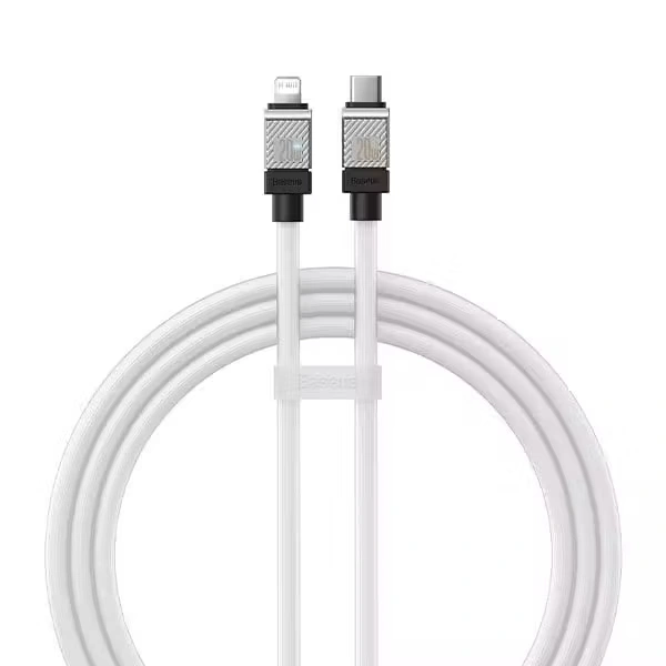 Кабель Baseus CoolPlay Series Fast Charging Cable Type-C - iP 20W 1m, White (CAKW000002). Фото 1