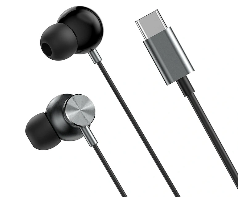 Наушники Wiwu Wired Sports Earphone EB315 Type-C, Серые. Фото 3