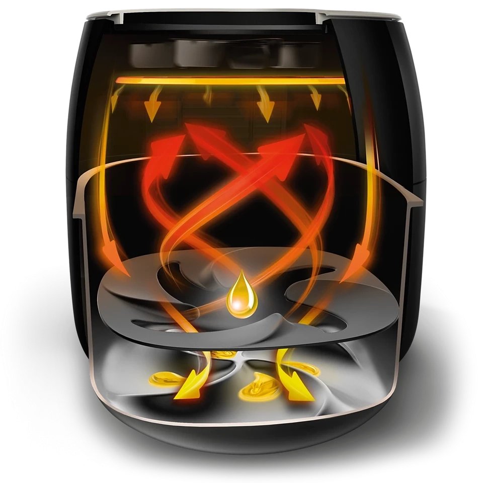 Аэрогриль Philips Premium XXL HD9650/90, Black. Фото 4