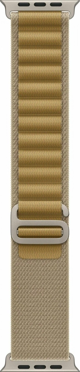 Apple Watch Ultra 2 (2024) GPS+Cellular 49mm, Natural Titanium ремешок "Tan Alpine Loop", размер M 145-190mm (MX4F3). Фото 3