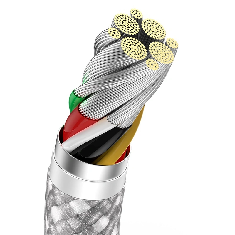 Кабель Baseus Dynamic Series Fast Charging Type-C to Type-C 5A 100W 2м, White (CALD000302). Фото 5