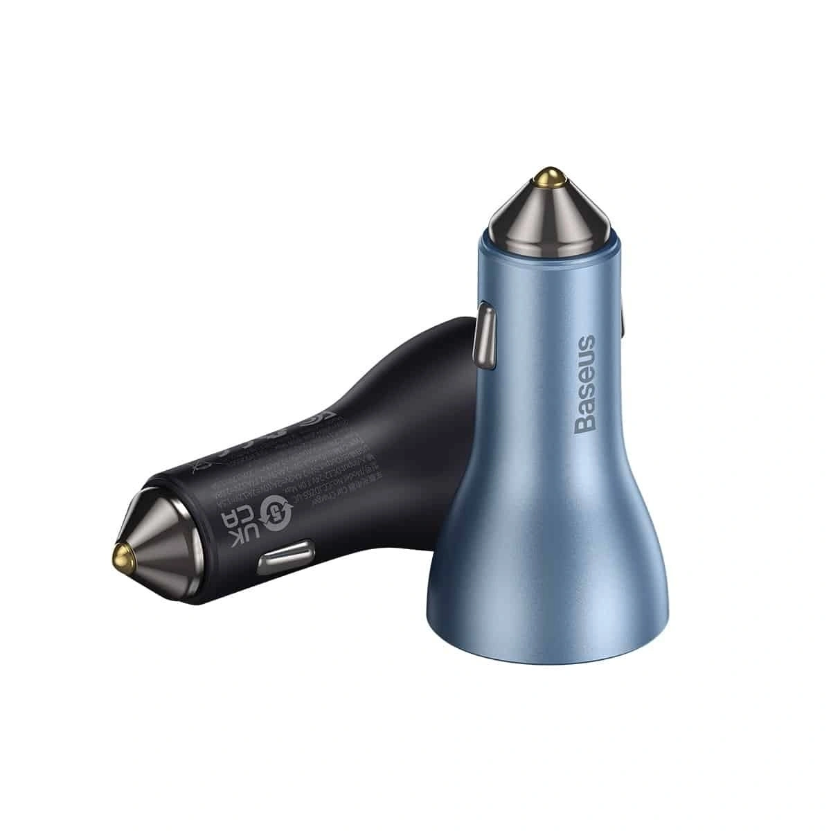 Автомобильное зарядное устройство Baseus Car Charger U+C+C QC3.0, 65W, Серый (CGJP010013). Фото 3