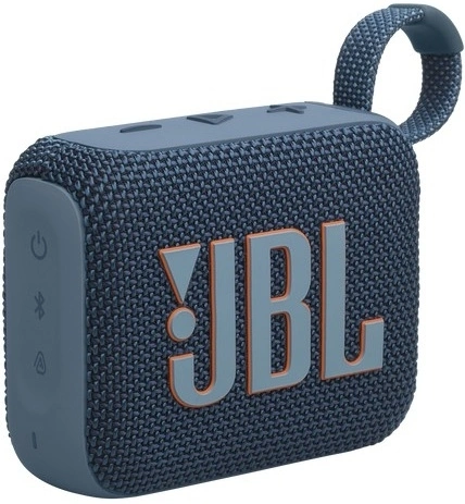 Беспроводная акустика JBL Go 4 Синяя (JBLGO4BLU). Фото 1