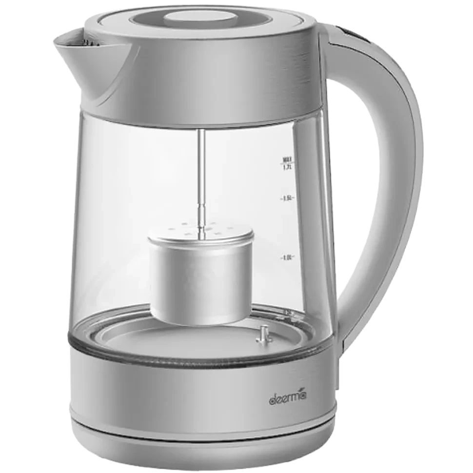 Электрический чайник Deerma DEM-SH50W, Silver. Фото 1