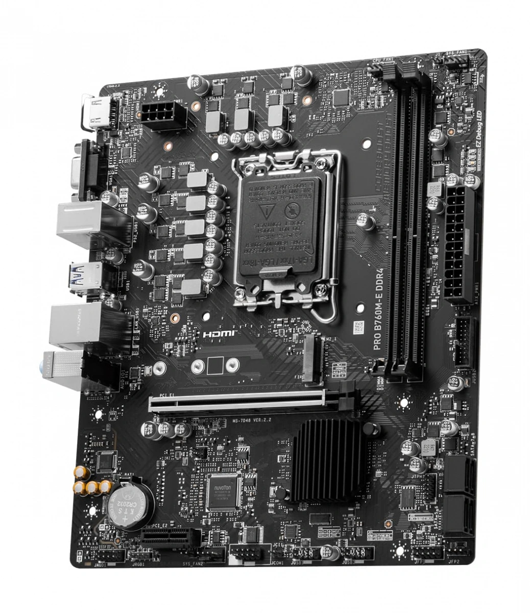 Системный блок CORE M (A306 Intel Core i5-12400F, 32Гб DDR4, RTX5060, SSD 1Тб M.2, Intel B760M-E, 650Вт). Фото 5