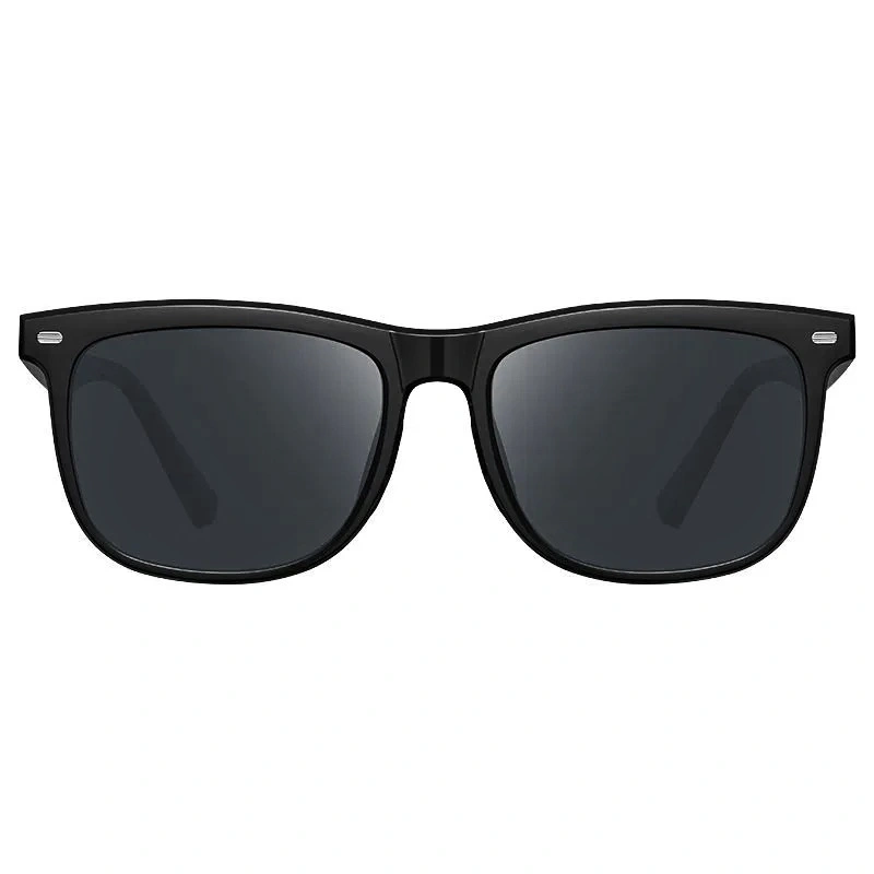 Солнцезащитные очки Mijia Square Frame Fashion Sunglasses, Чёрный (MSG06GL). Фото 1