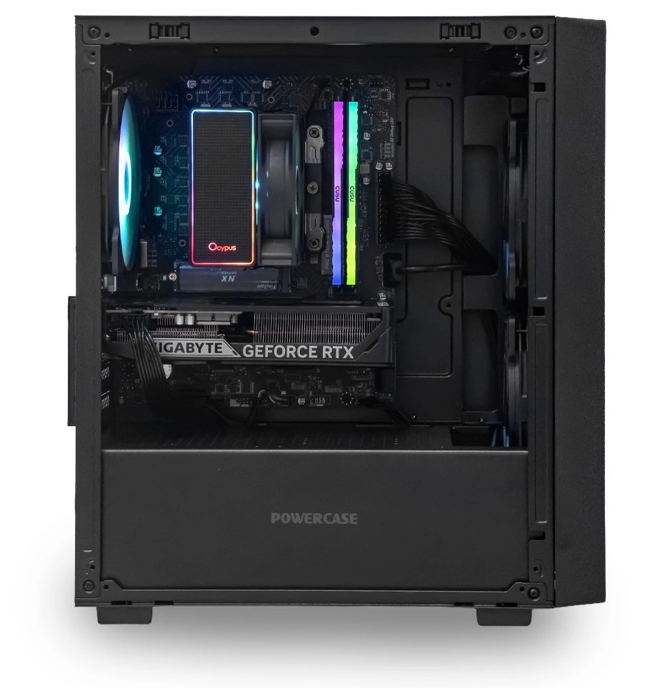 Системный блок CORE M (SM04 Intel Core i5-12400F, 32Гб DDR4, RTX5060, SSD 1Тб M.2, MSI B760M-E, 650Вт). Фото 2