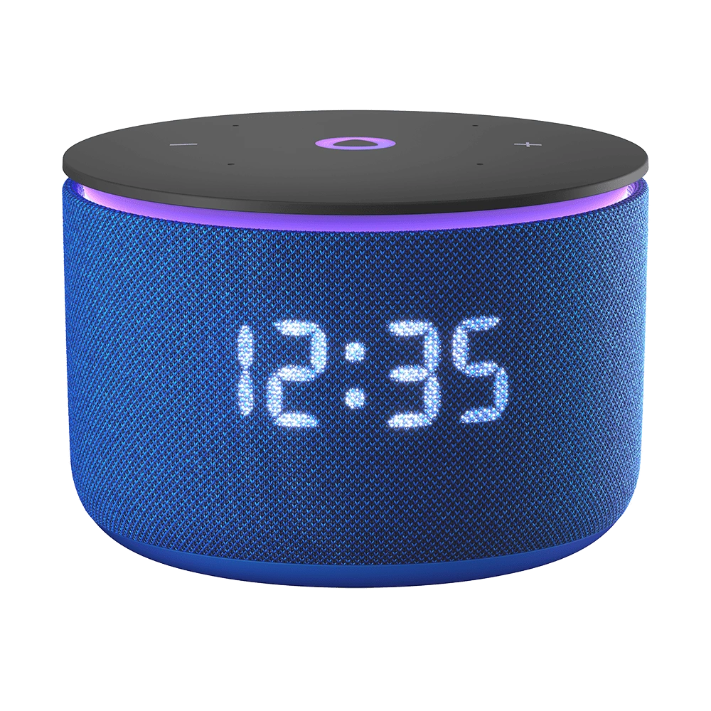 Умная колонка Яндекс Станция Мини 3 ПРО, Синяя (YNDX-00059BLU). Фото 1