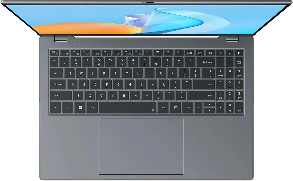 Chuwi GemiBook Plus (15.6" IPS, Intel N-series N150 0.8 ГГц, 16Гб, 512Гб SSD, Intel UHD Graphics, Windows 11 Home), Серый. Фото 4