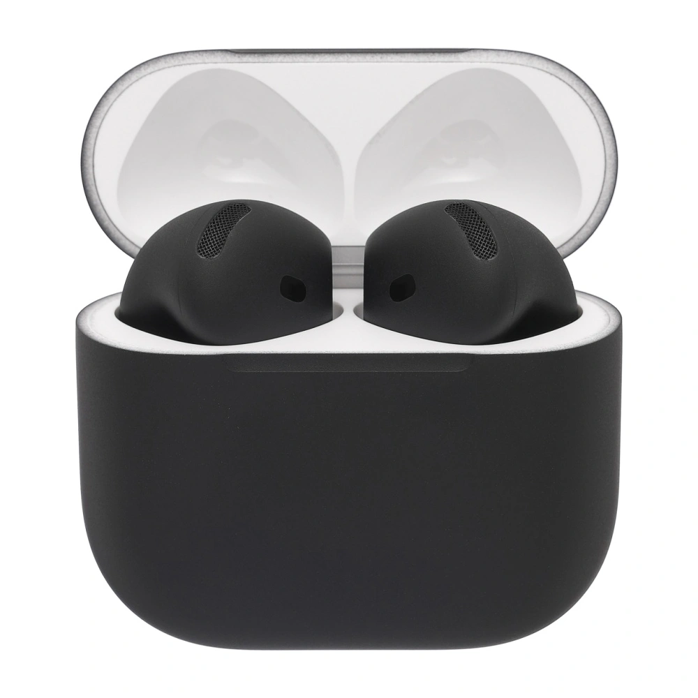 Беспроводные наушники Apple AirPods 4 ANC Color с шумоподавлением (Чёрный матовый). Фото 1