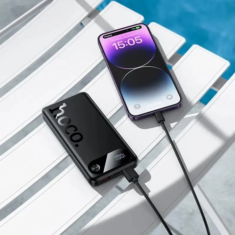 Внешний аккумулятор Hoco J154 Victorious 22.5W+PD20W 10000mAh, Чёрный. Фото 5