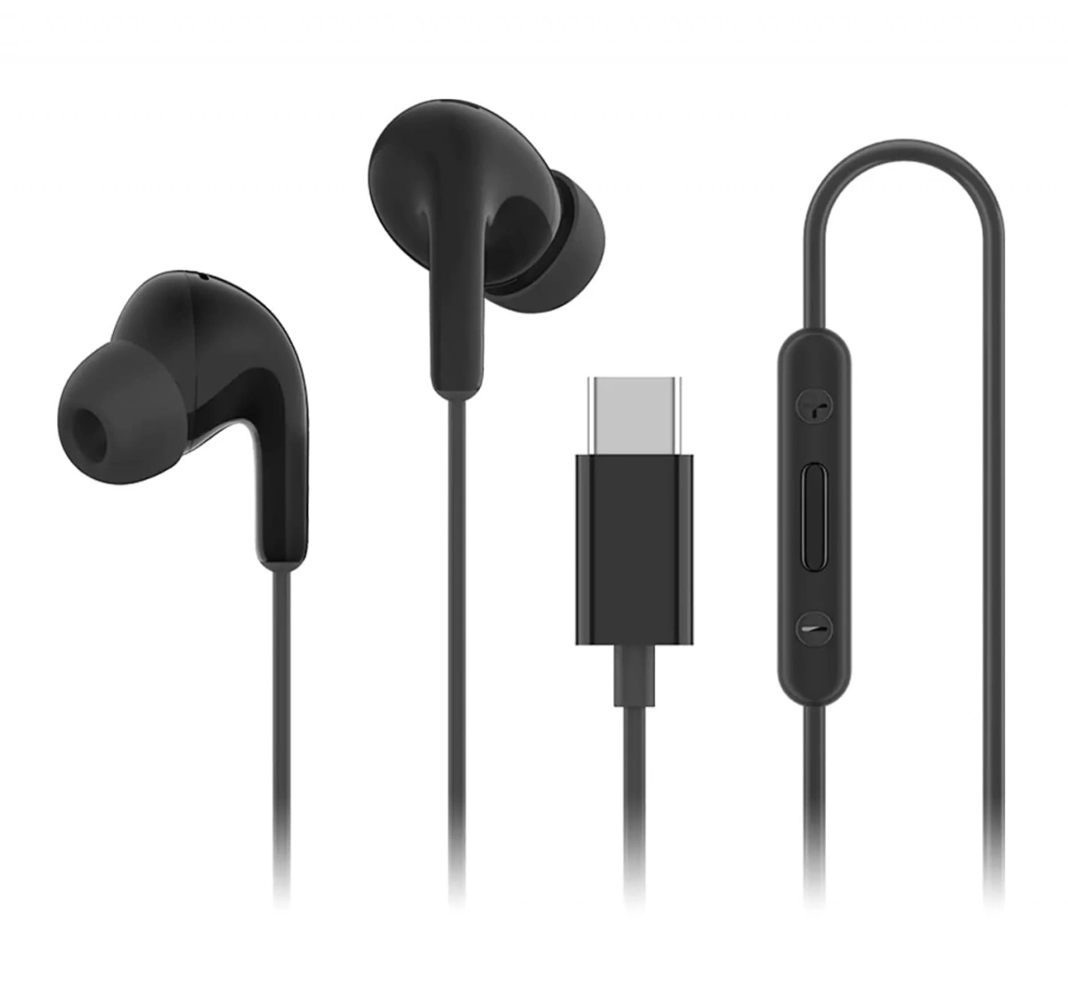 Наушники XiaoMi Type-C Earphones, Чёрные (BHR8925CN). Фото 1