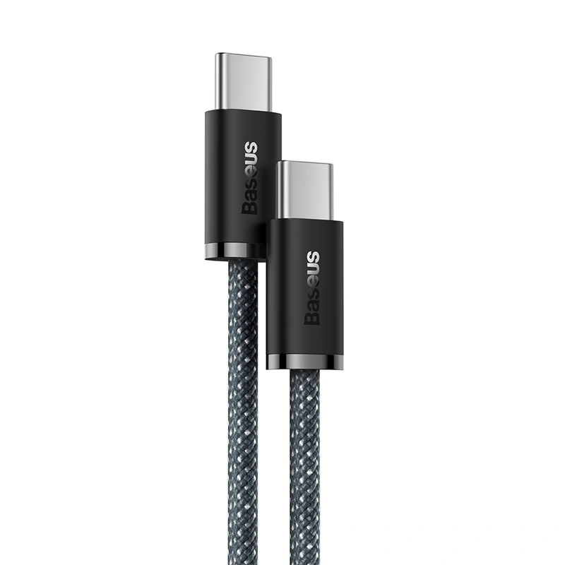 Кабель Baseus Dynamic Series Fast Charging Data Cable Type-C to Type-C 100W 2m, Cерый (CALD000316). Фото 2