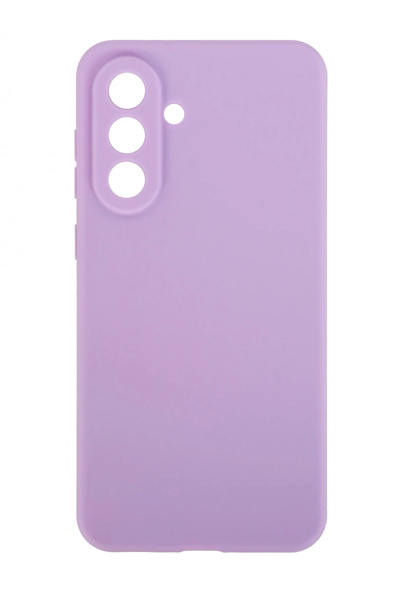 Накладка Zibelino Soft Matte Microfiber Case для Samsung Galaxy A36 силиконовая, Сиреневая. Фото 1