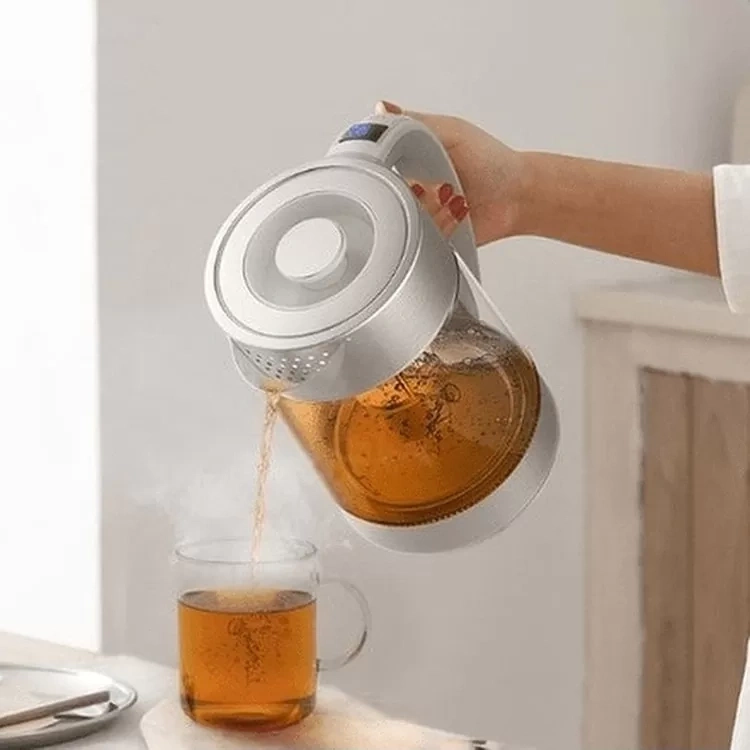 Электрический чайник Deerma DEM-SH50W, Silver. Фото 5