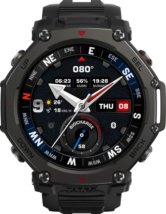 Умные часы Amazfit T-Rex 3 Pro 48мм, Тактический чёрный (A2444). Фото 2