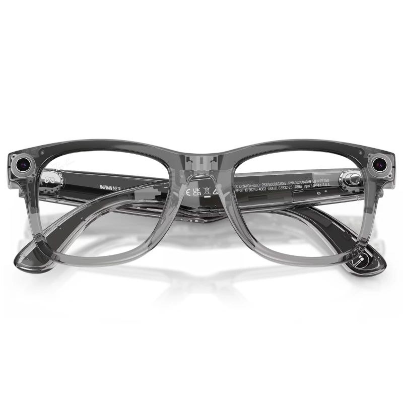 Умные очки Ray Ban Wayfarer (Gen 2) RW4012 Глянцевый серый/синий фотохром L 155-53mm (662/8MF53). Фото 6