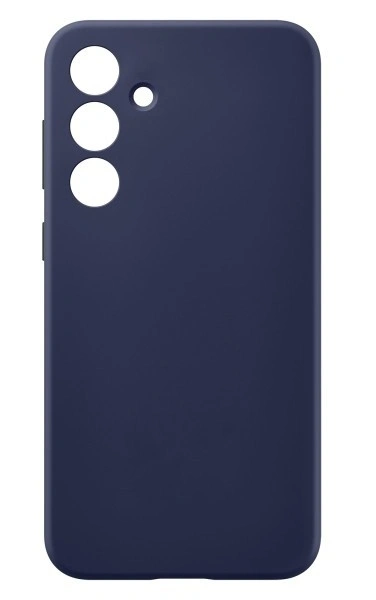 Накладка Silicone Case Logo для Samsung Galaxy S23 FE, Тёмно-синяя. Фото 1