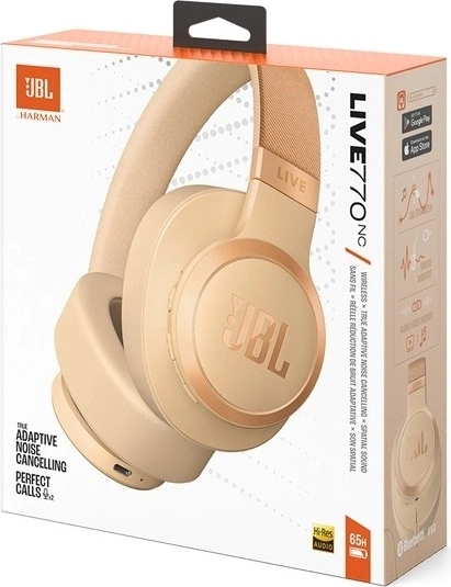 Беспроводные наушники JBL Live 770NC, Золотой. Фото 8