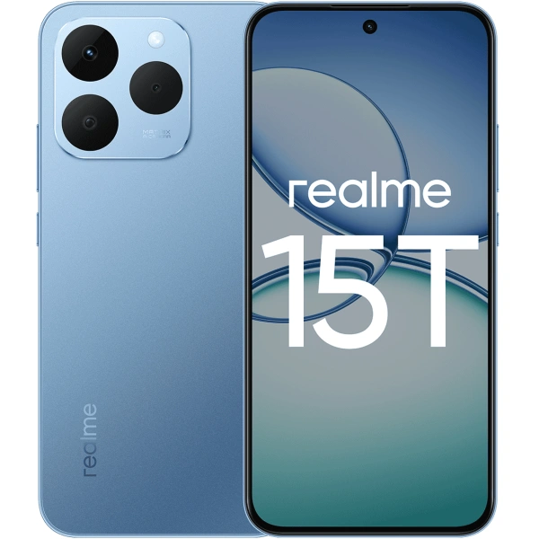 Смартфон Realme 15T 5G 8/256Гб Голубой металлик. Фото 1